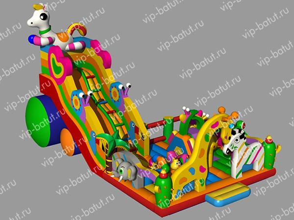 новая модель надувного комплекса Заповедник 5