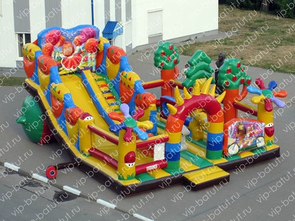 надувной комплекс Веселый лес 3