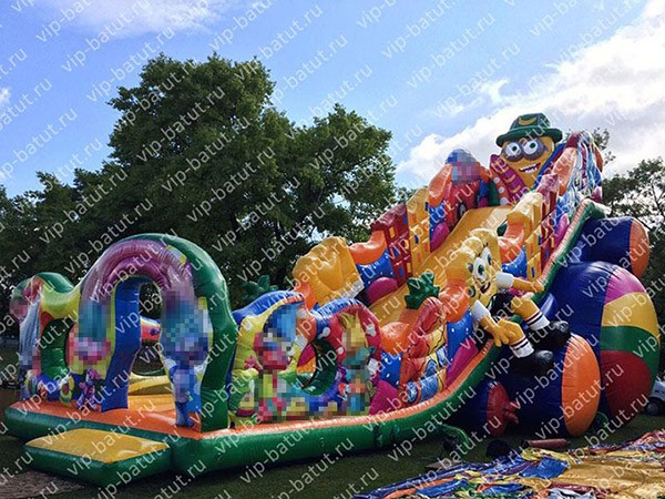 надувная горка Друзья 8