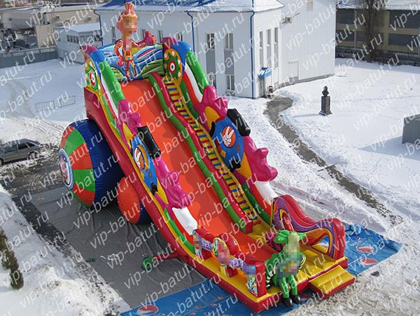 надувная горка Симка 7