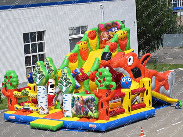 надувной комплекс Березовая роща 4