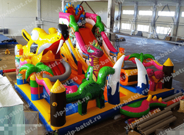 Надувной комплекс "Юрский период 4"