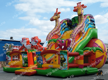 Надувной комплекс "Три жирафа 6"